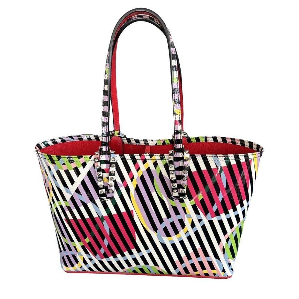 Christian Louboutin Multicolor Striped Tote